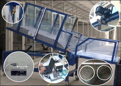 dispositivo per la modellazione fisica in laboratorio di movimenti franosi