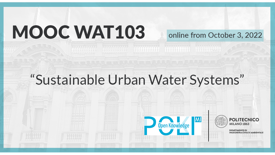MOOC WAT 103 – Sustainable Urban Water Systems