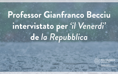 Il Prof. Gianfranco Becciu intervistato per ‘il Venerdì’