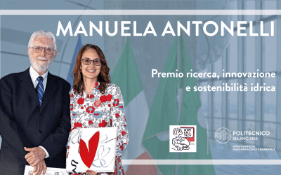 Manuela Antonelli receives the “Research, Innovation, and Water Sustainability Award – Women&Tech”