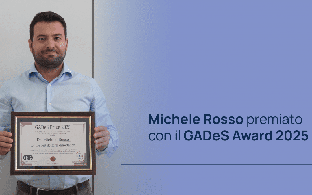 Michele Rosso riceve il GADeS Award 2025