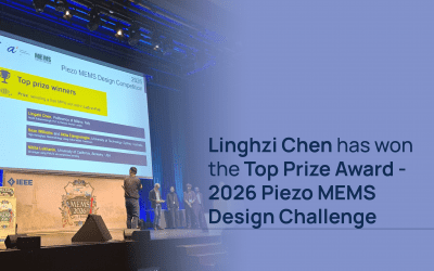 Linghzi Chen has won the Top Prize Award – 2026 Piezo MEMS Design Challenge